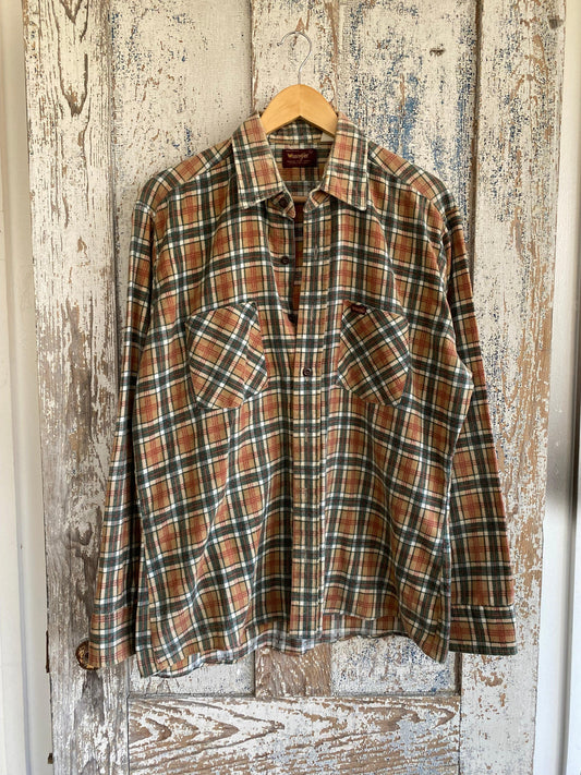 1980s Wrangler Flannel | L