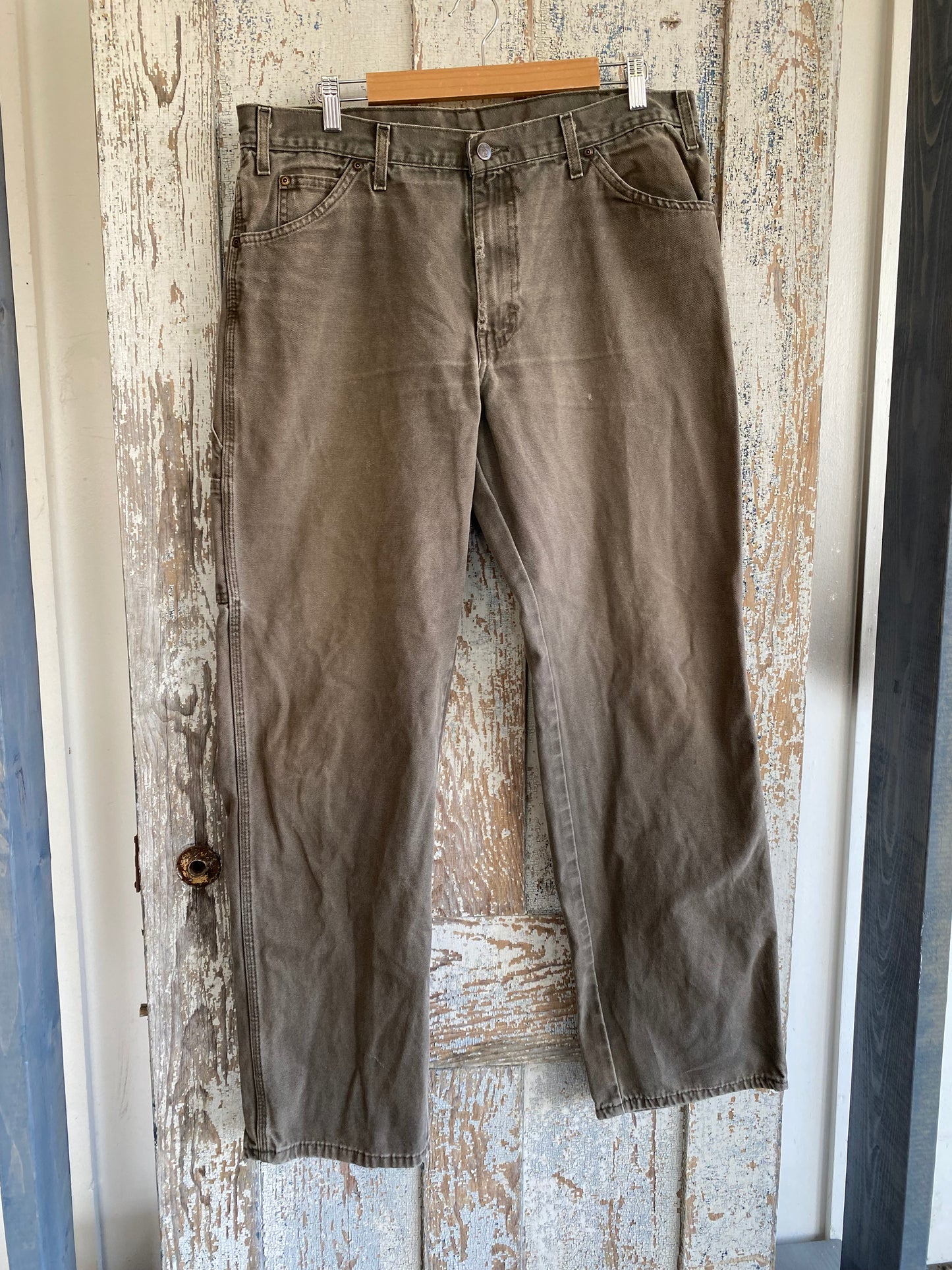 2000s Olive Dickies Work Pants | 36