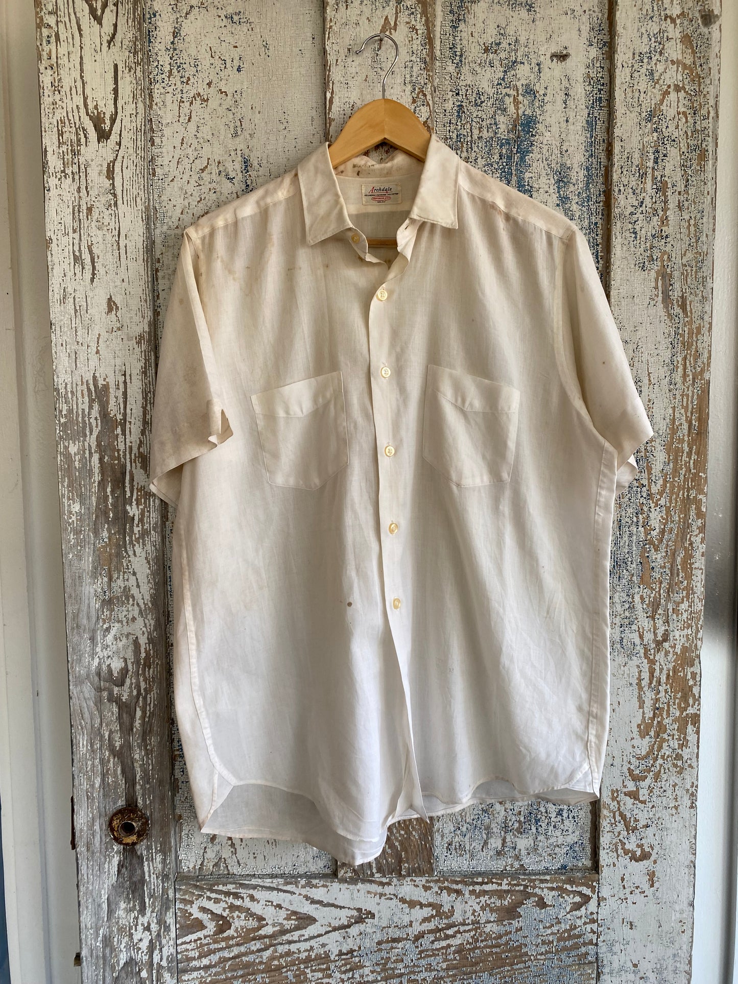 1960s Sanforized Button Up | L