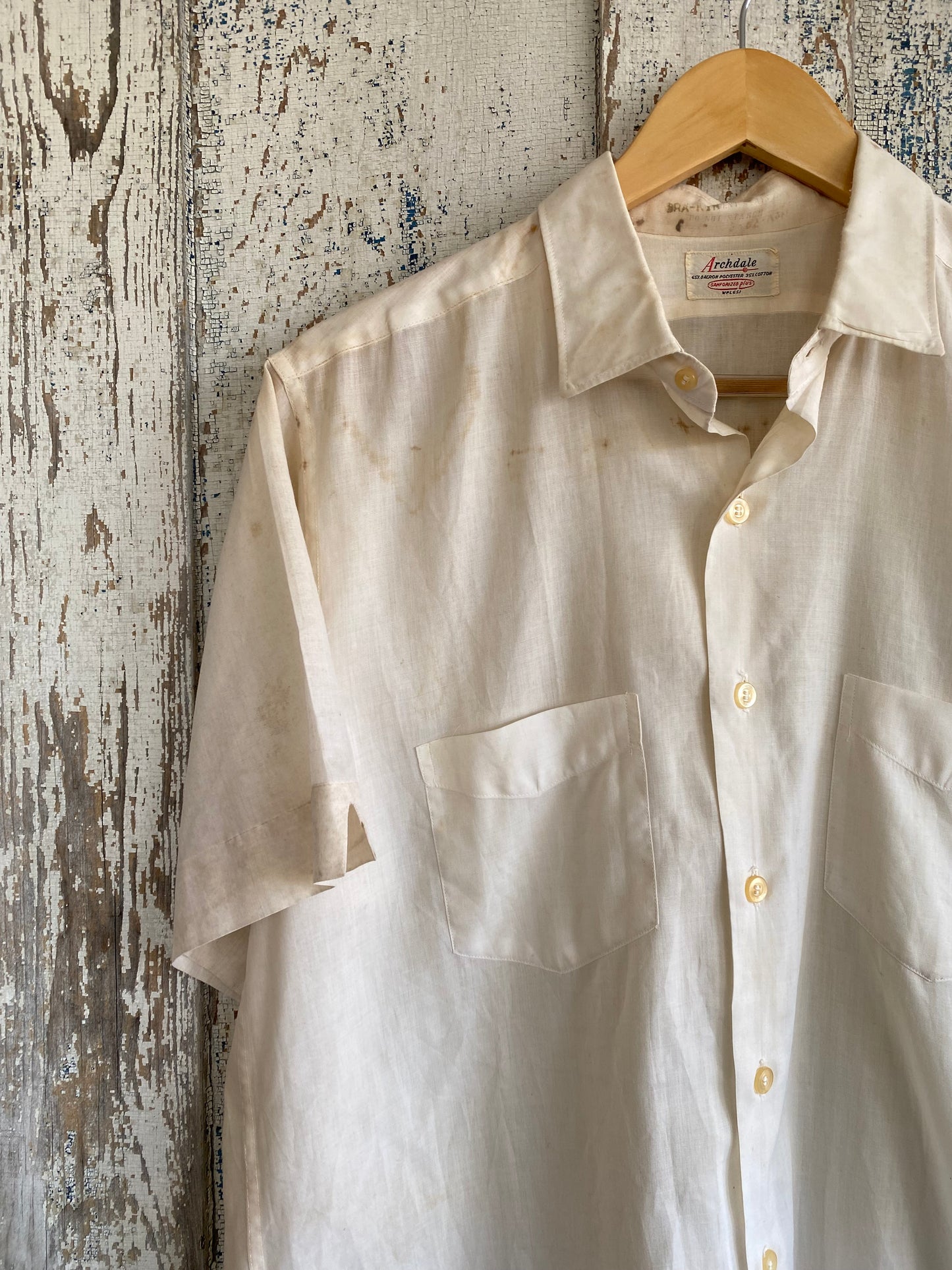 1960s Sanforized Button Up | L