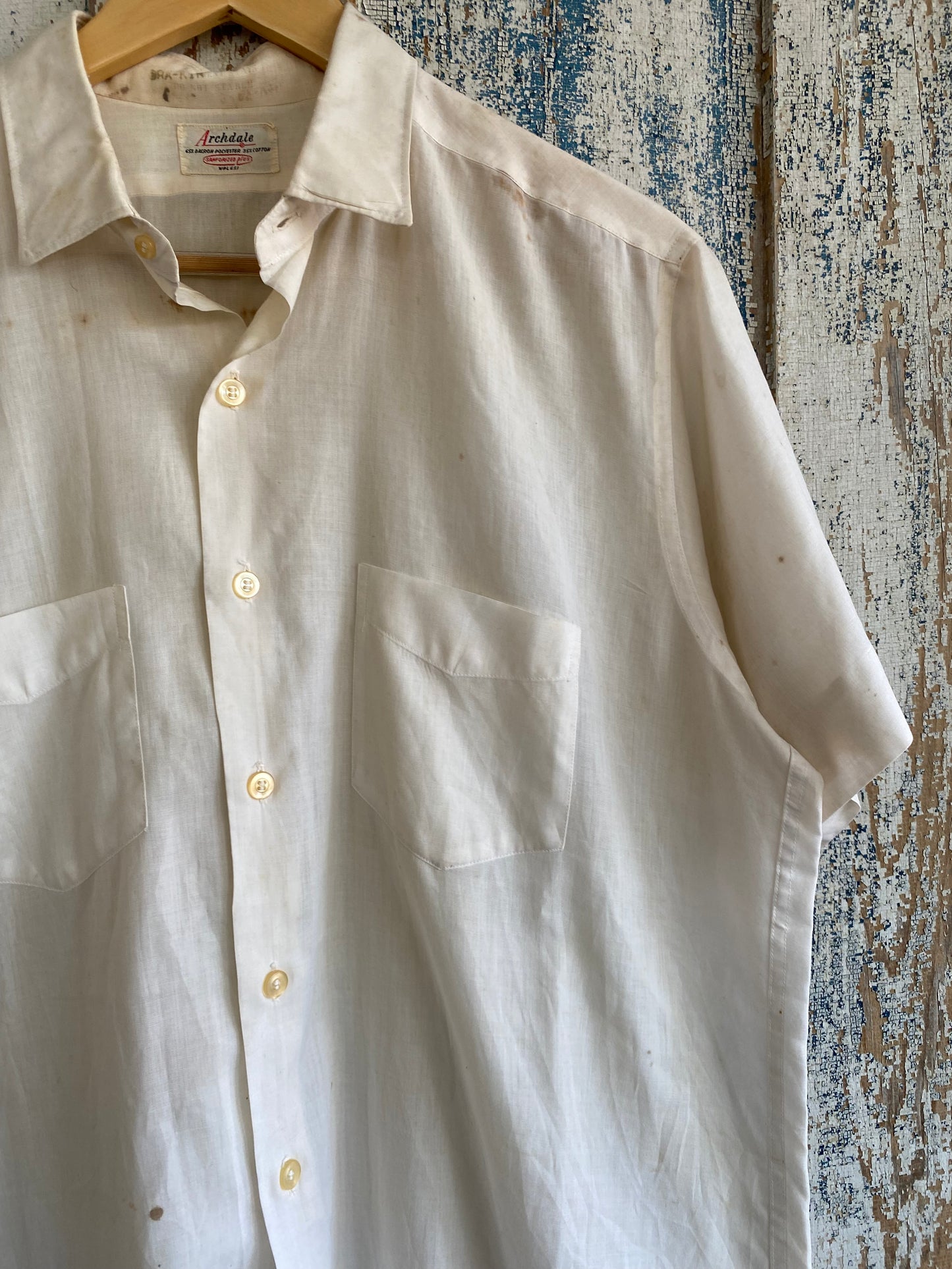 1960s Sanforized Button Up | L