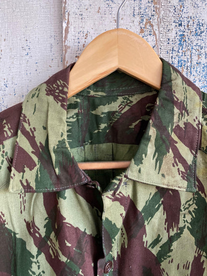 1970s Brushstroke Camo Shirt | M