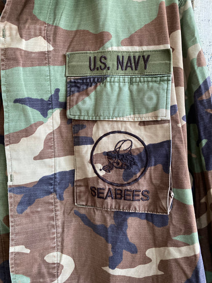 1970s "Seabees" Chore Jacket | L