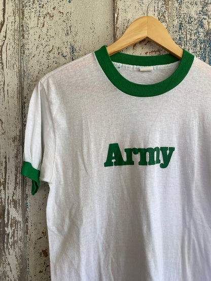 1970s "Army" Ringer Tee | M