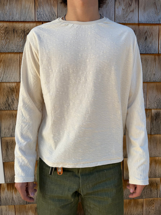 White Standard Issue Long Sleeve Tee