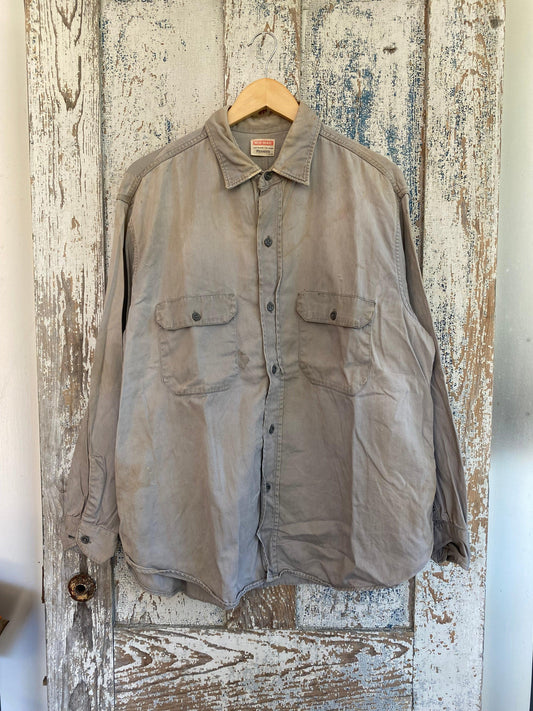 1960s Penney's Work Shirt | L