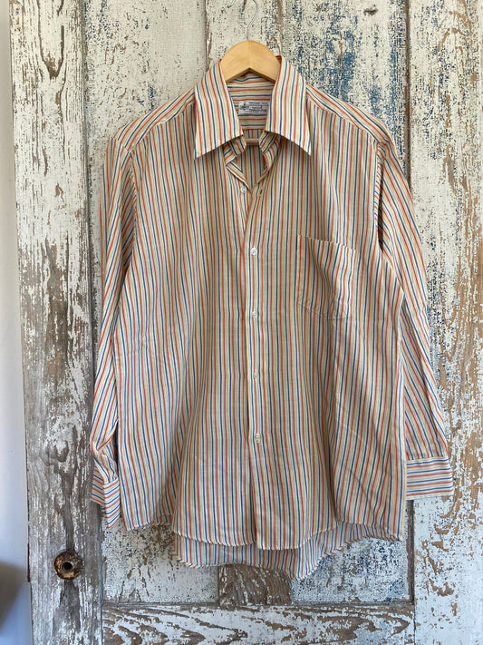 1970s Striped Button Up | L