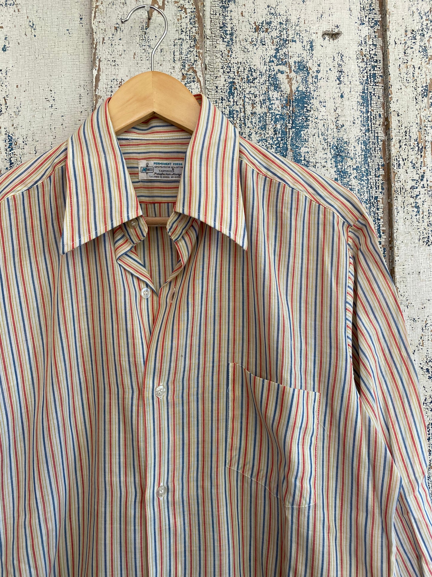 1970s Striped Button Up | L