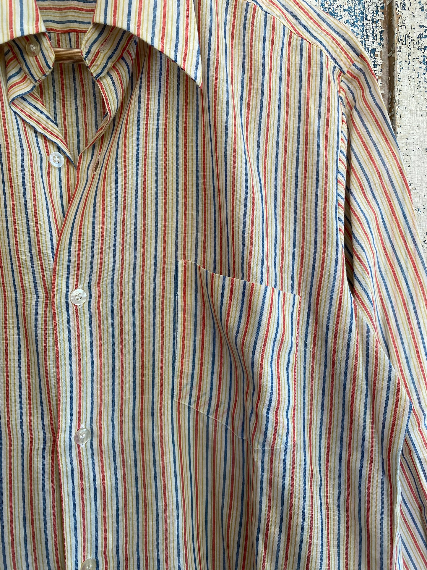 1970s Striped Button Up | L