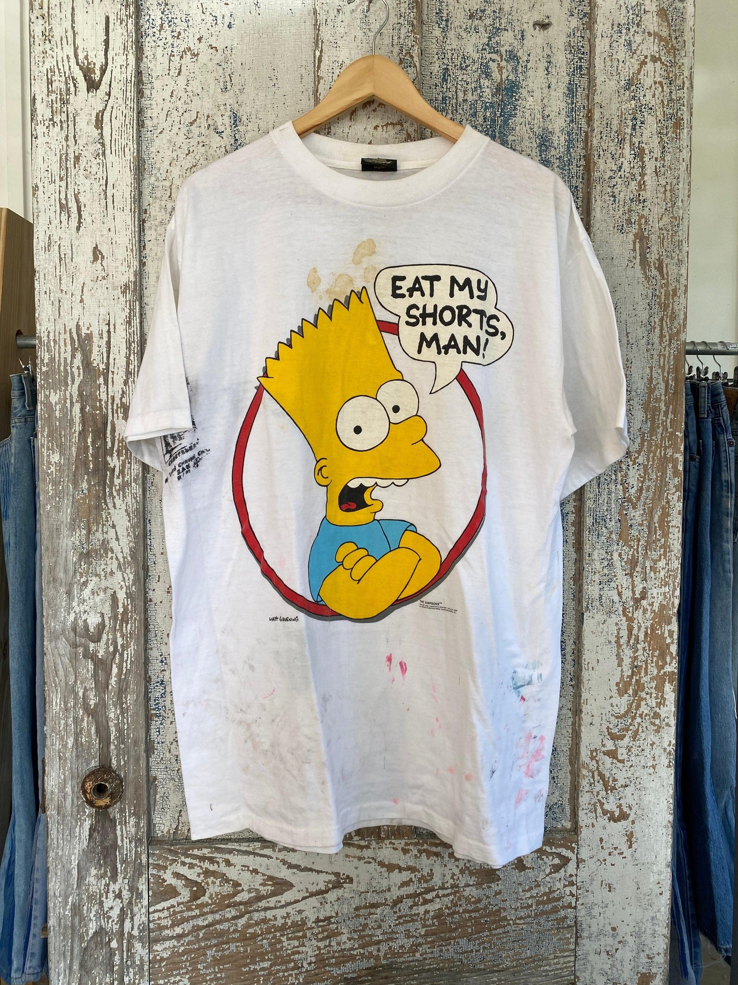 1990s Test Print Simpson Tee | XL