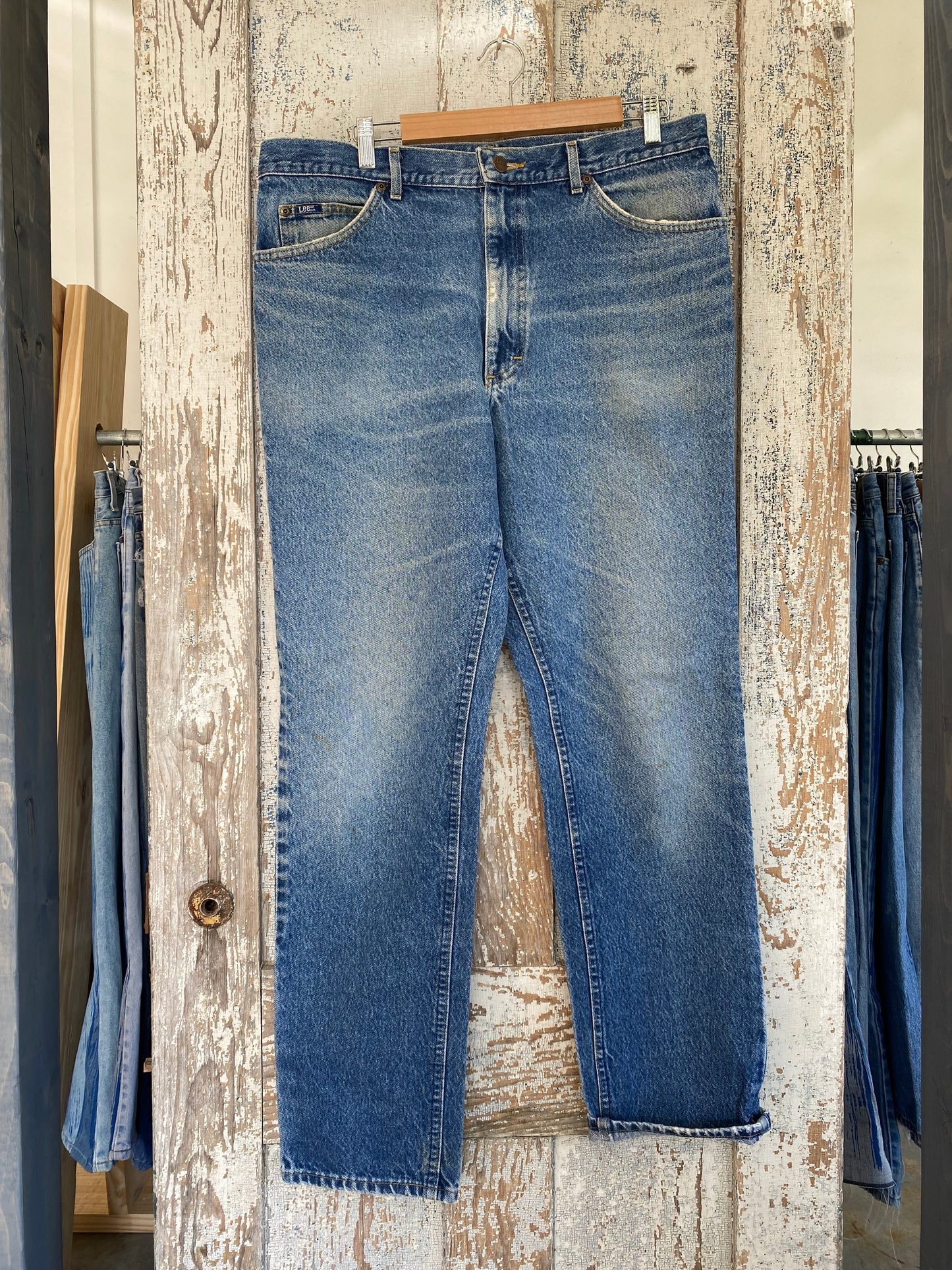 1980s Lee Faded Denim | 37