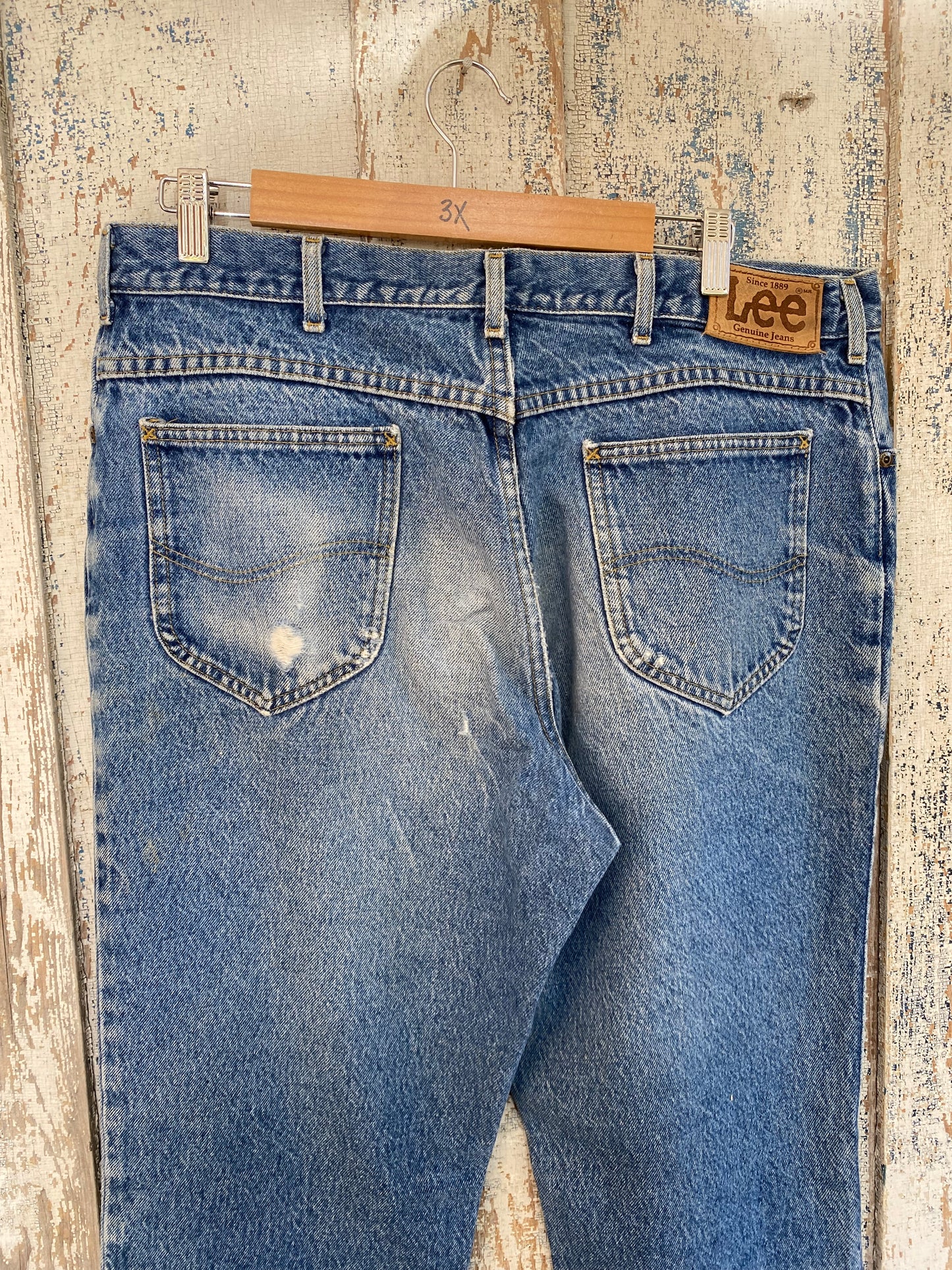 1980s Lee Faded Denim | 37