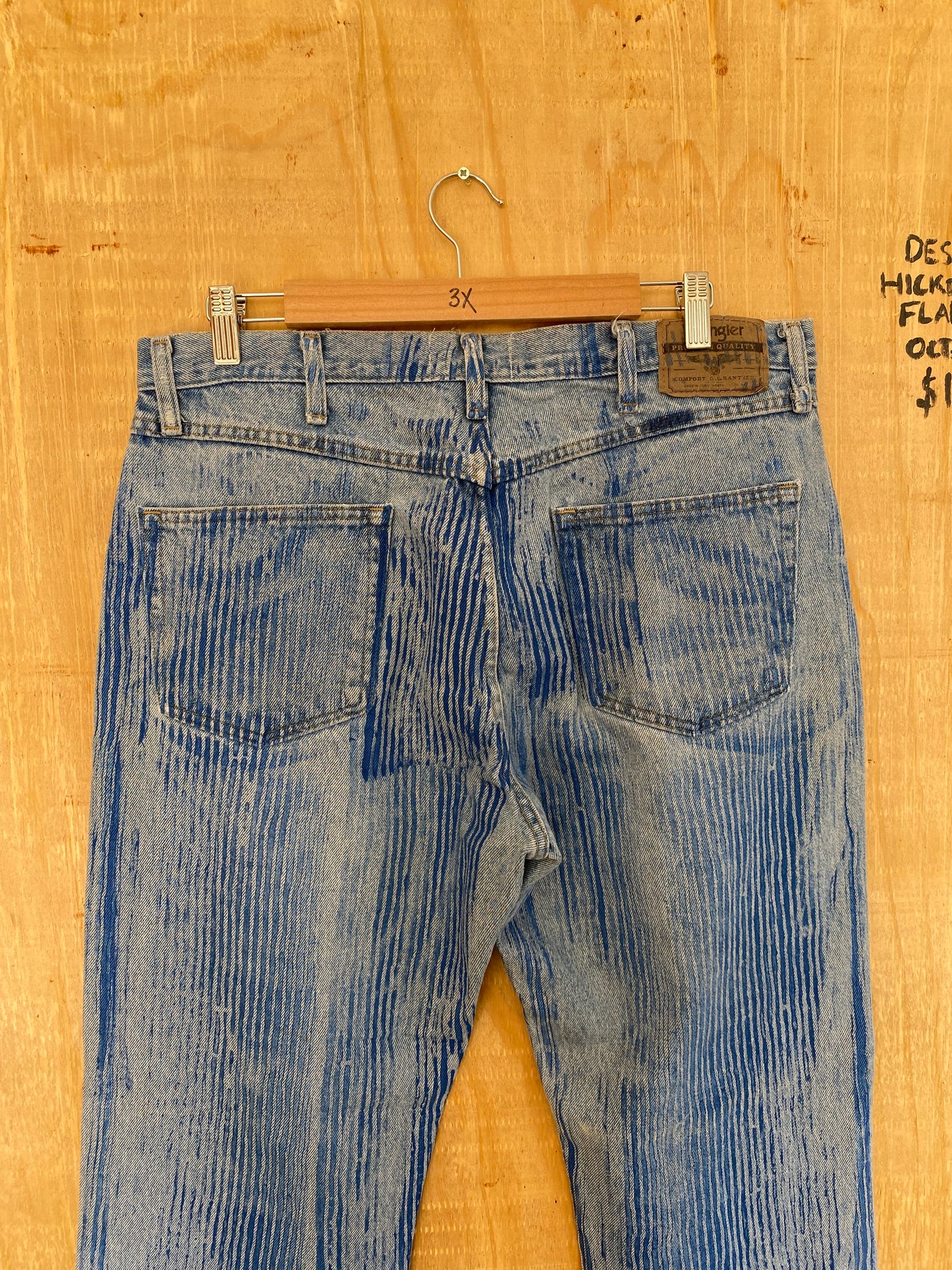 Hickory Striped Flared Denim | 34