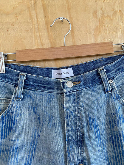 Hickory Striped Flared Denim | 39