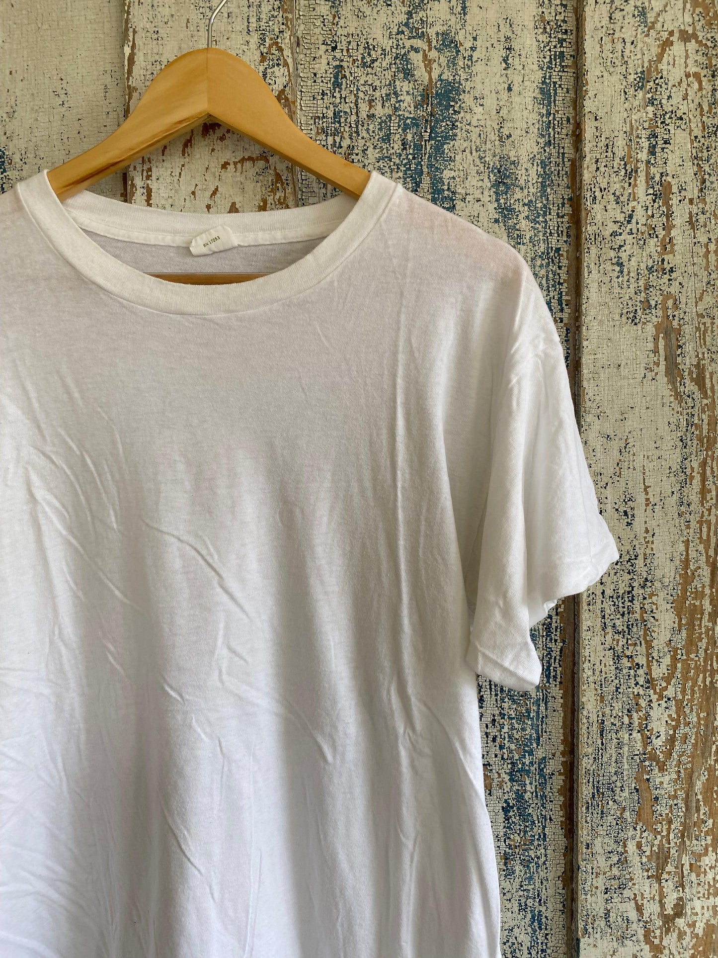 1970s White Tee | L