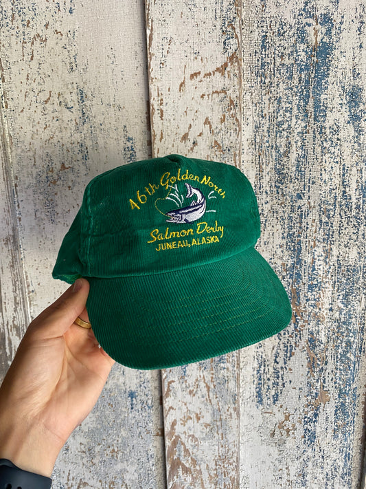 1980s Corduroy Snapback Hat