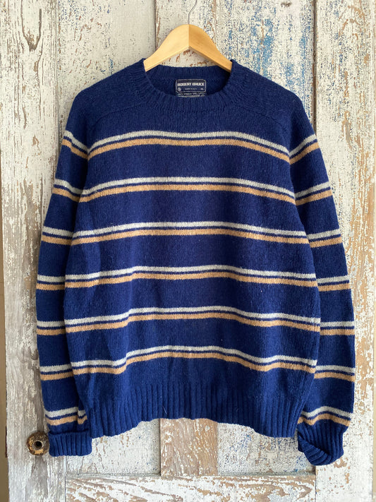 1980s Wool Striped Sweater | L