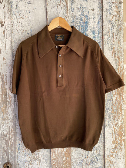 1970s Boxy Knit Shirt | L