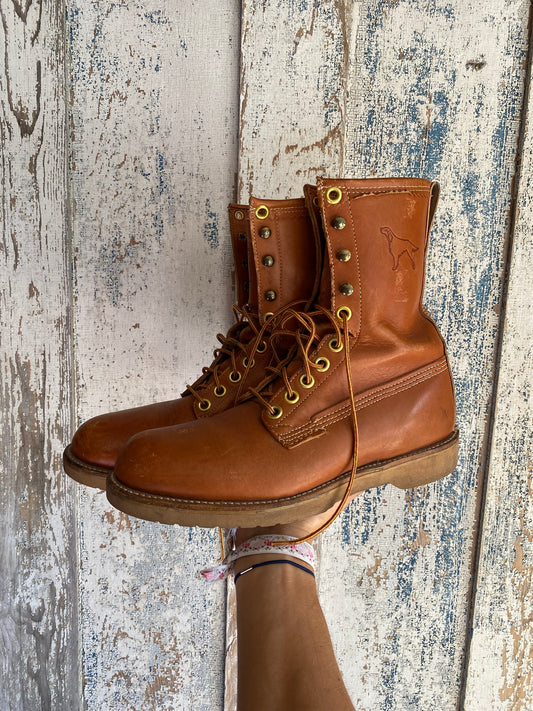 1980s Tan Boots | 9.5