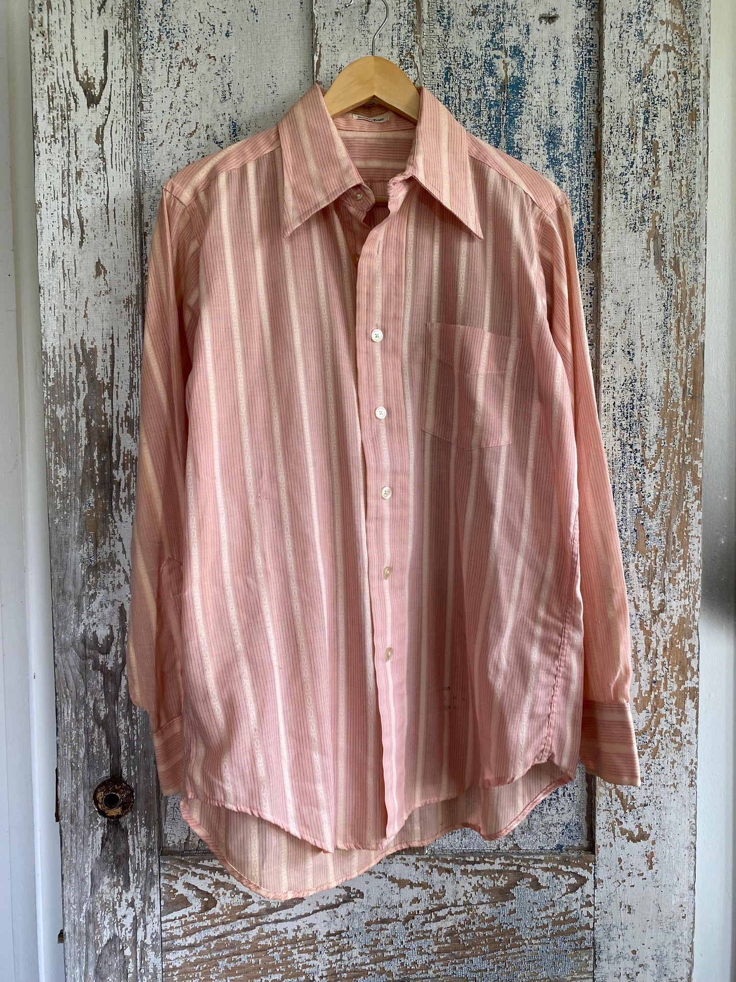 1970s Striped Button Up | L