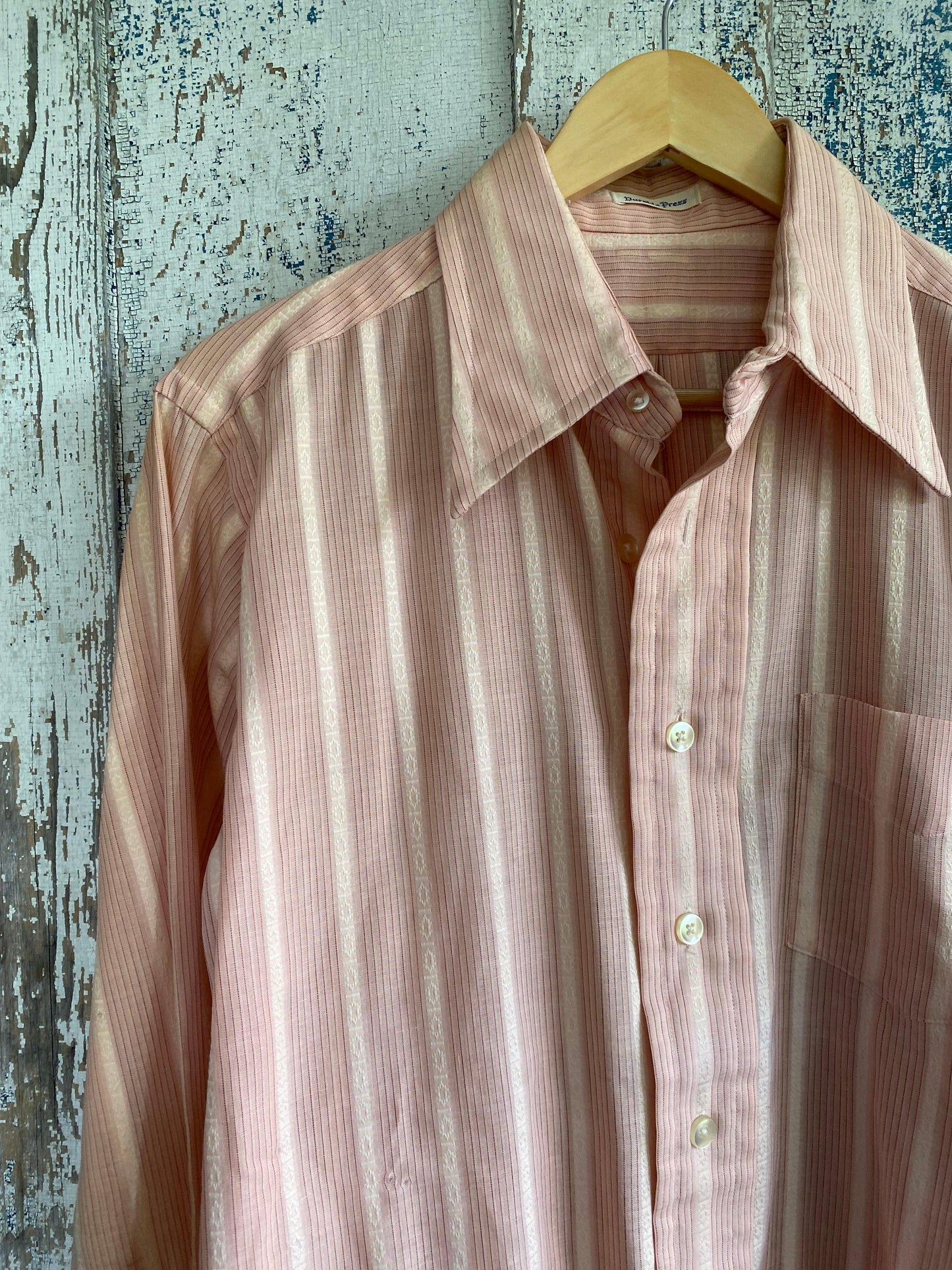 1970s Striped Button Up | L