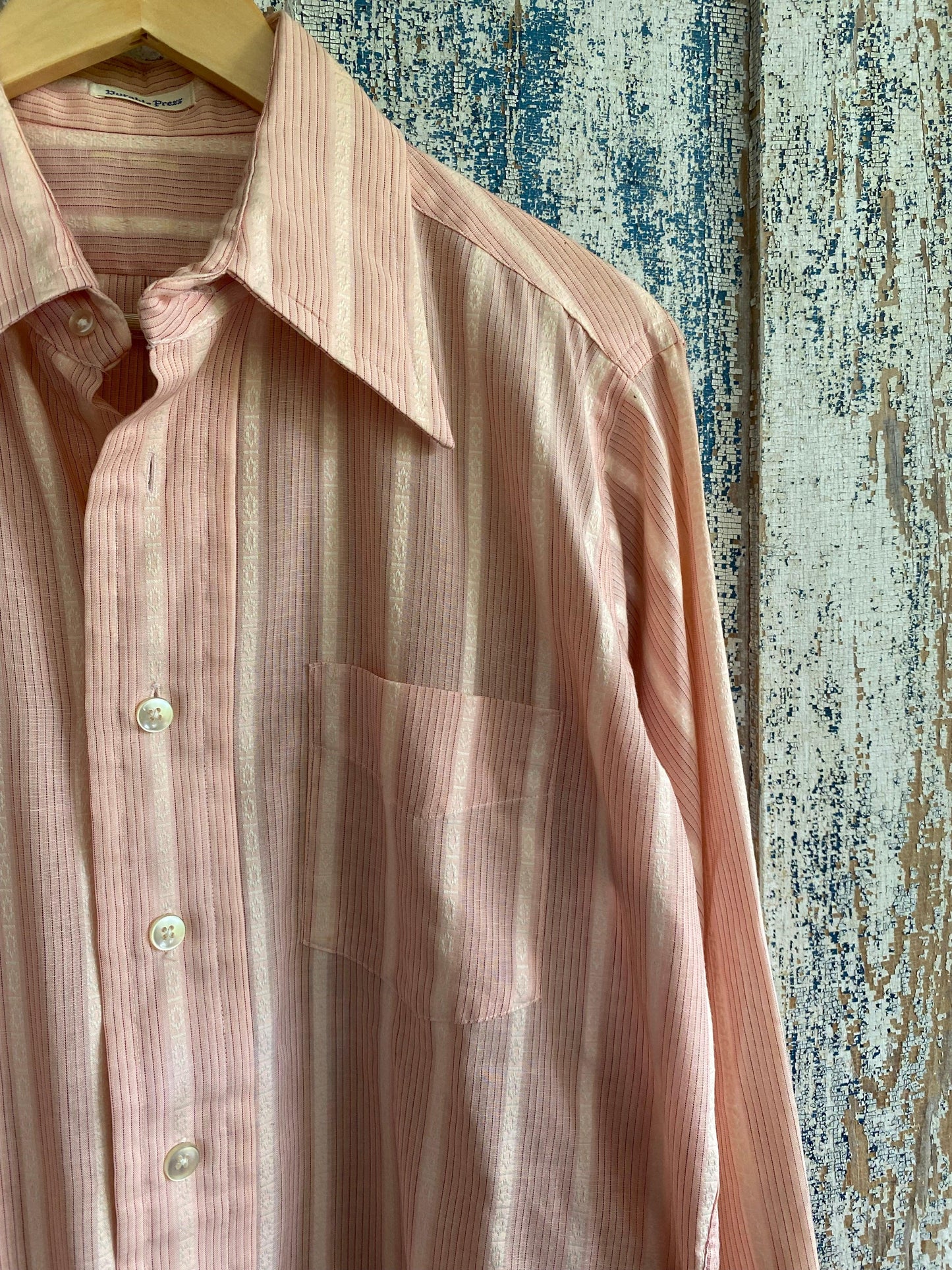 1970s Striped Button Up | L