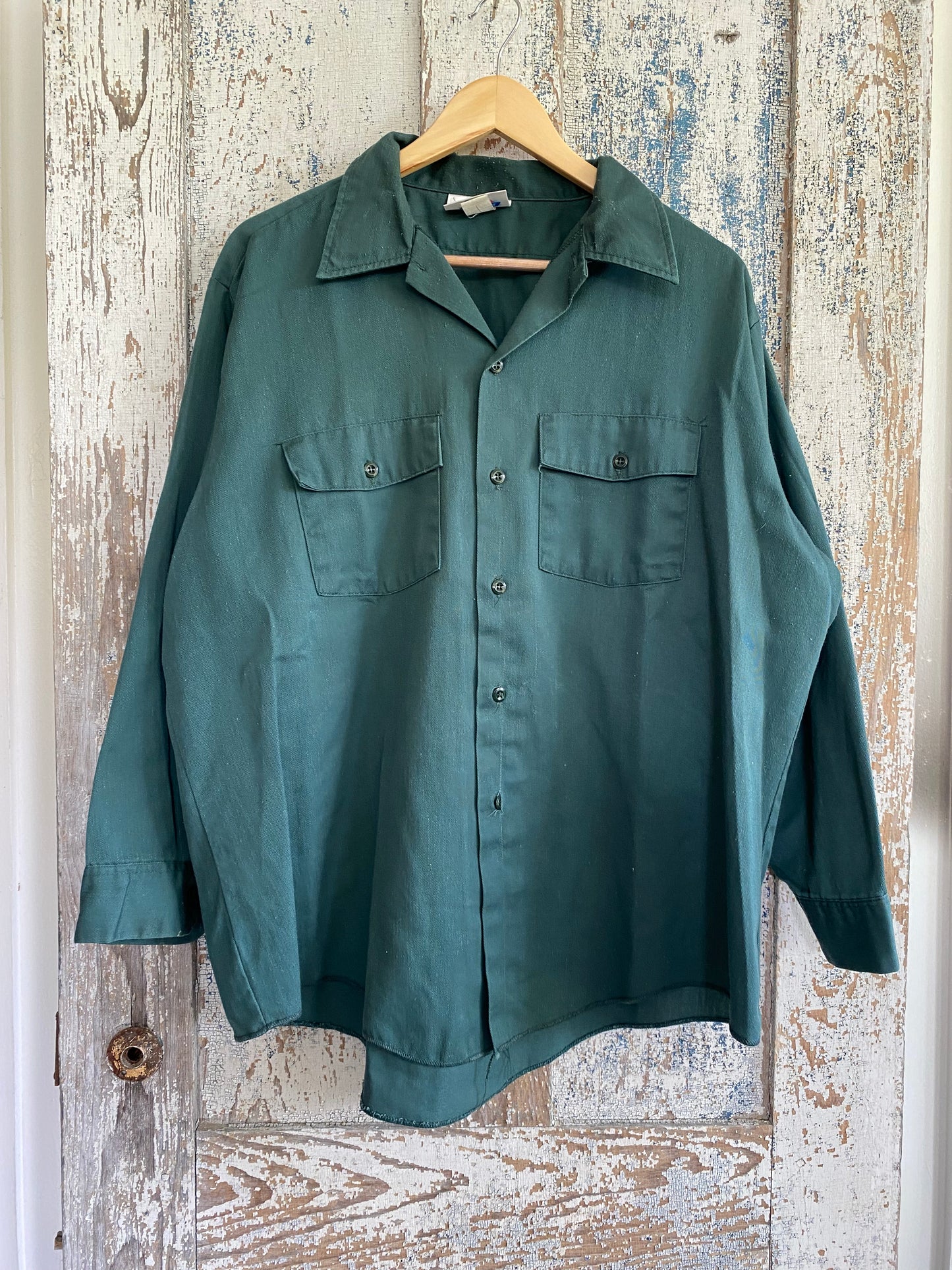 1990s Dickies Work Shirt | L