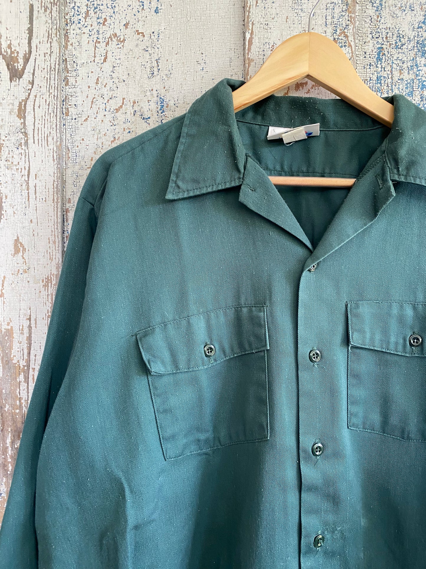 1990s Dickies Work Shirt | L