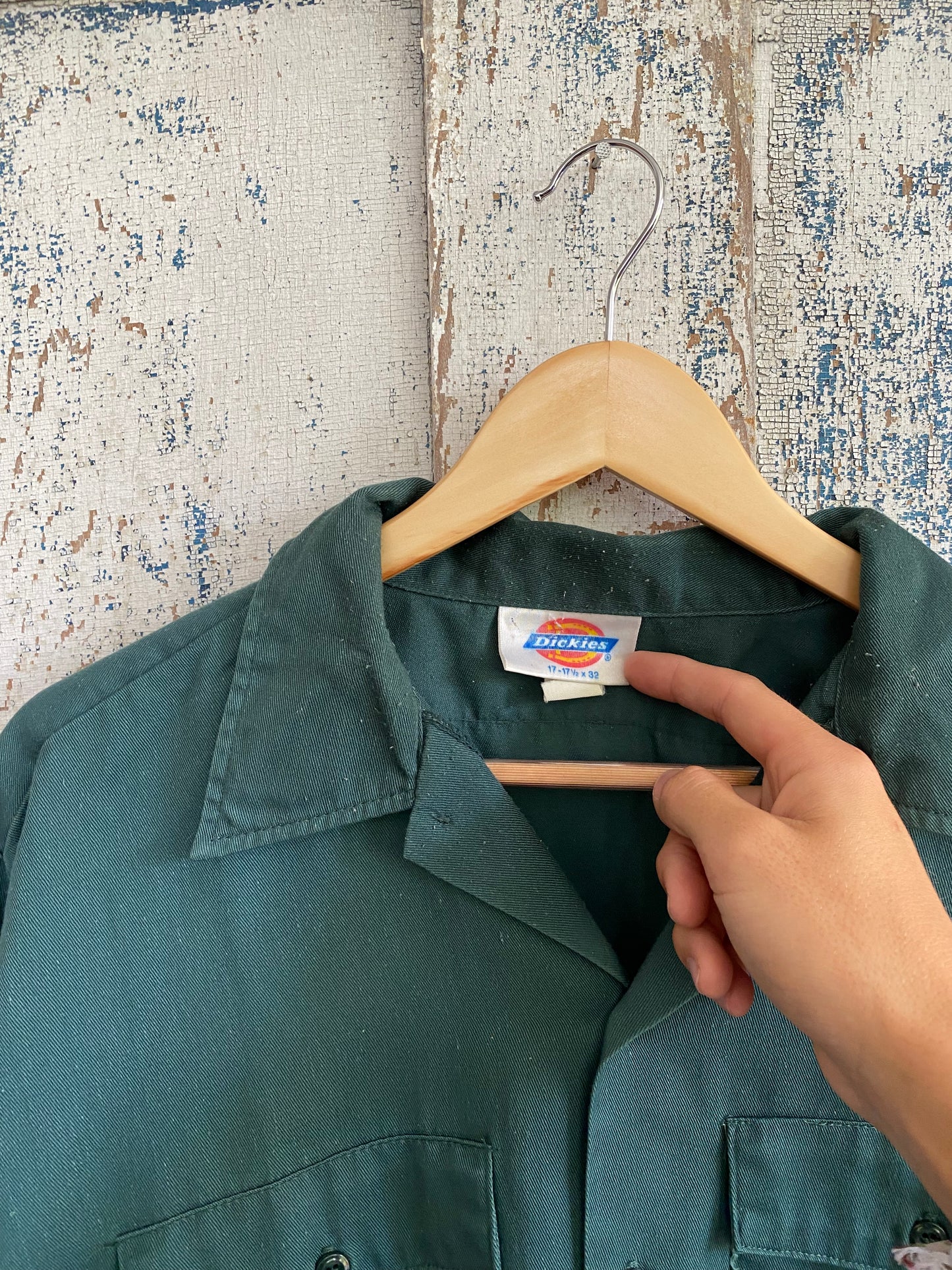 1990s Dickies Work Shirt | L