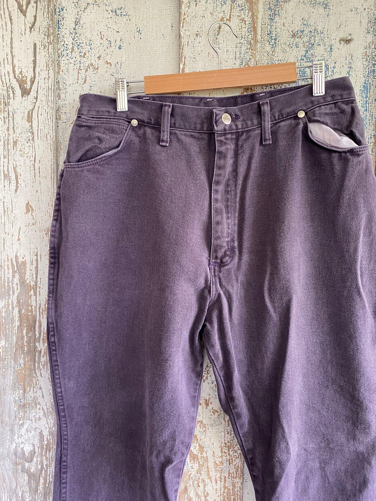 1990s Purple Wrangler Denim | 34