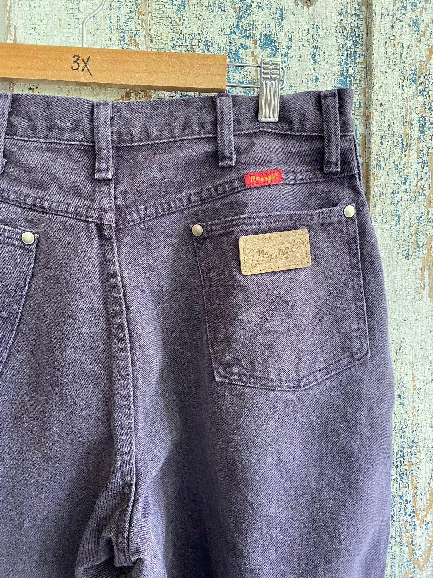 1990s Purple Wrangler Denim | 34