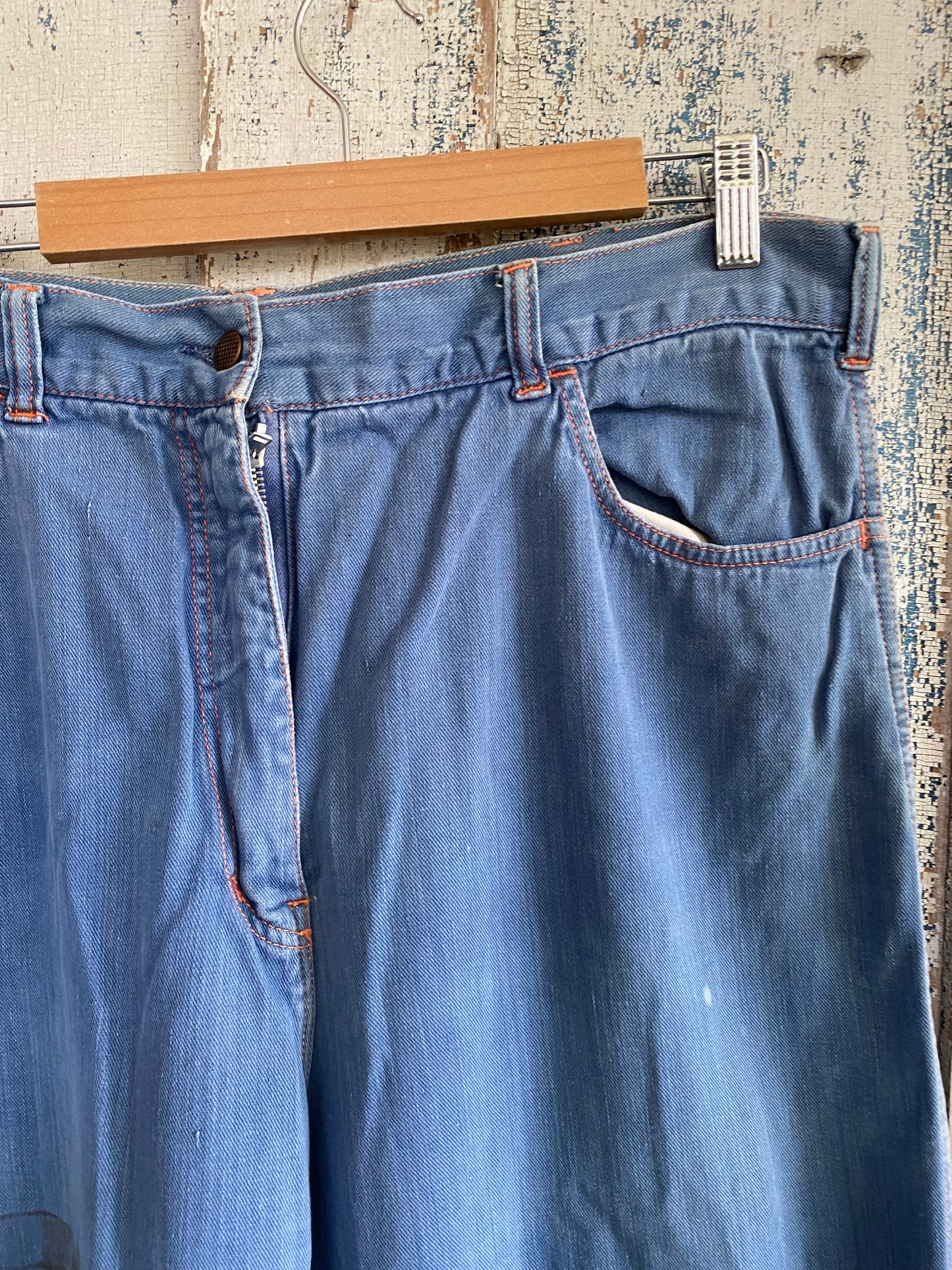 1970s Straight Leg Denim | 37