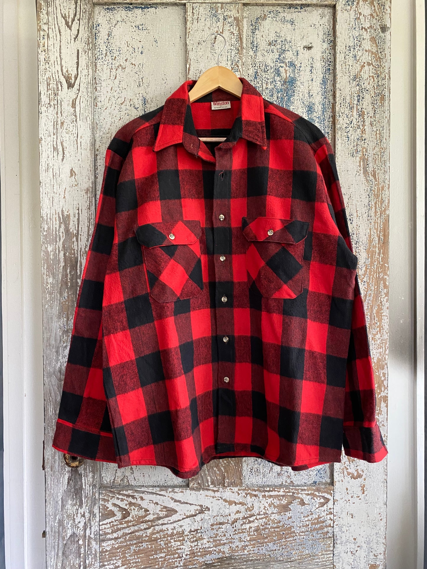 1980s Checkered Flannel | L