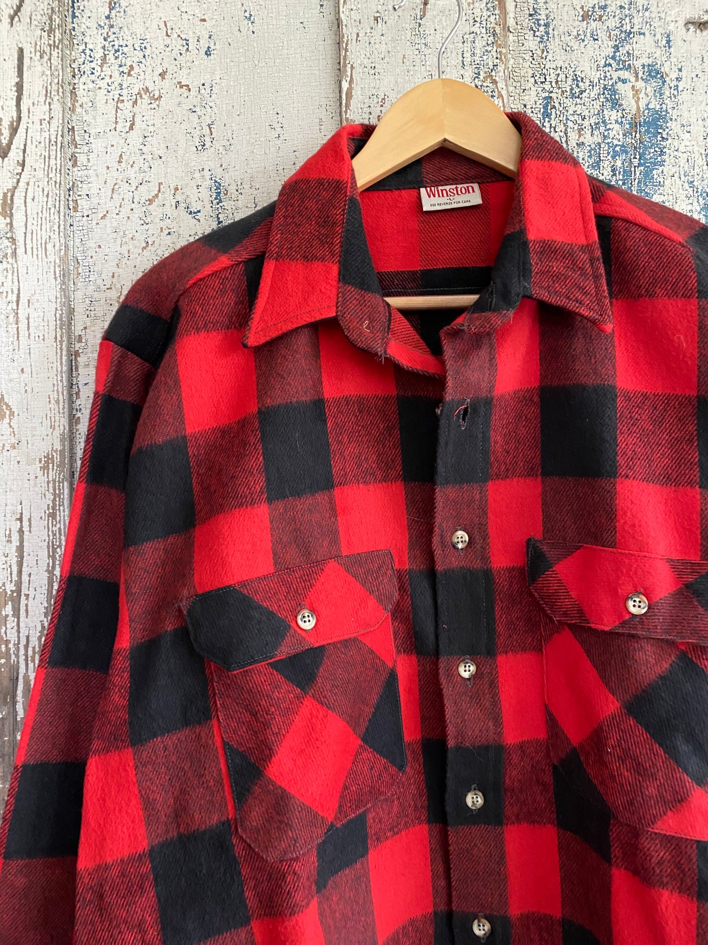 1980s Checkered Flannel | L