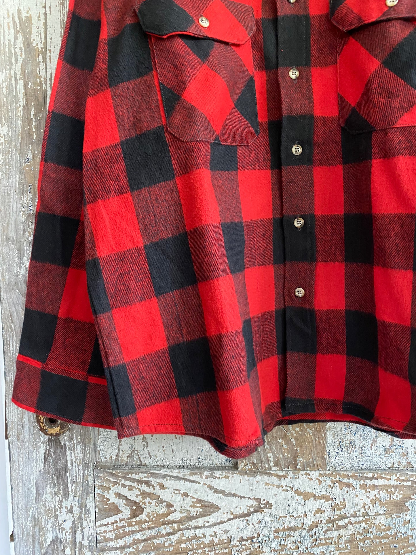 1980s Checkered Flannel | L