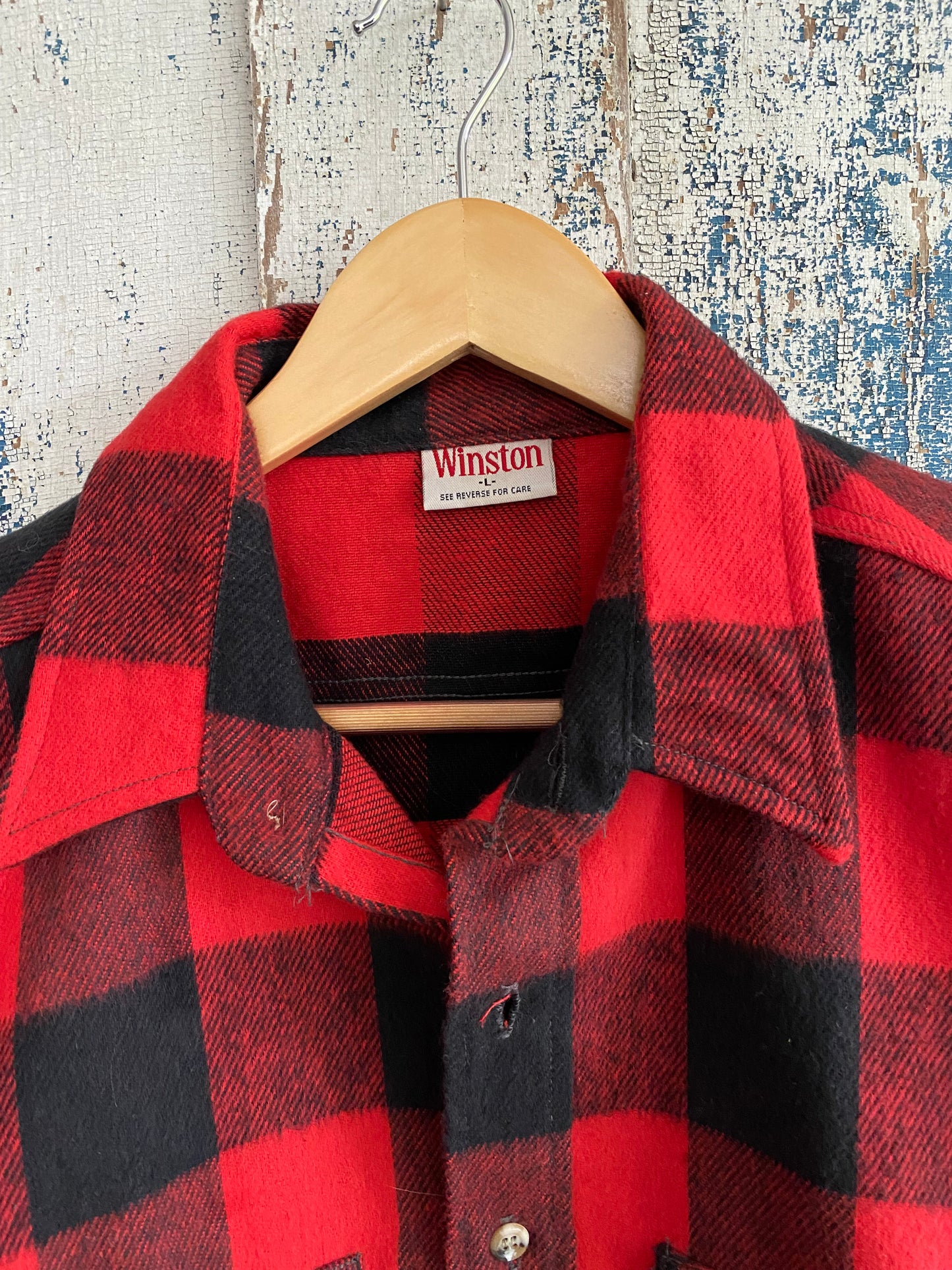 1980s Checkered Flannel | L