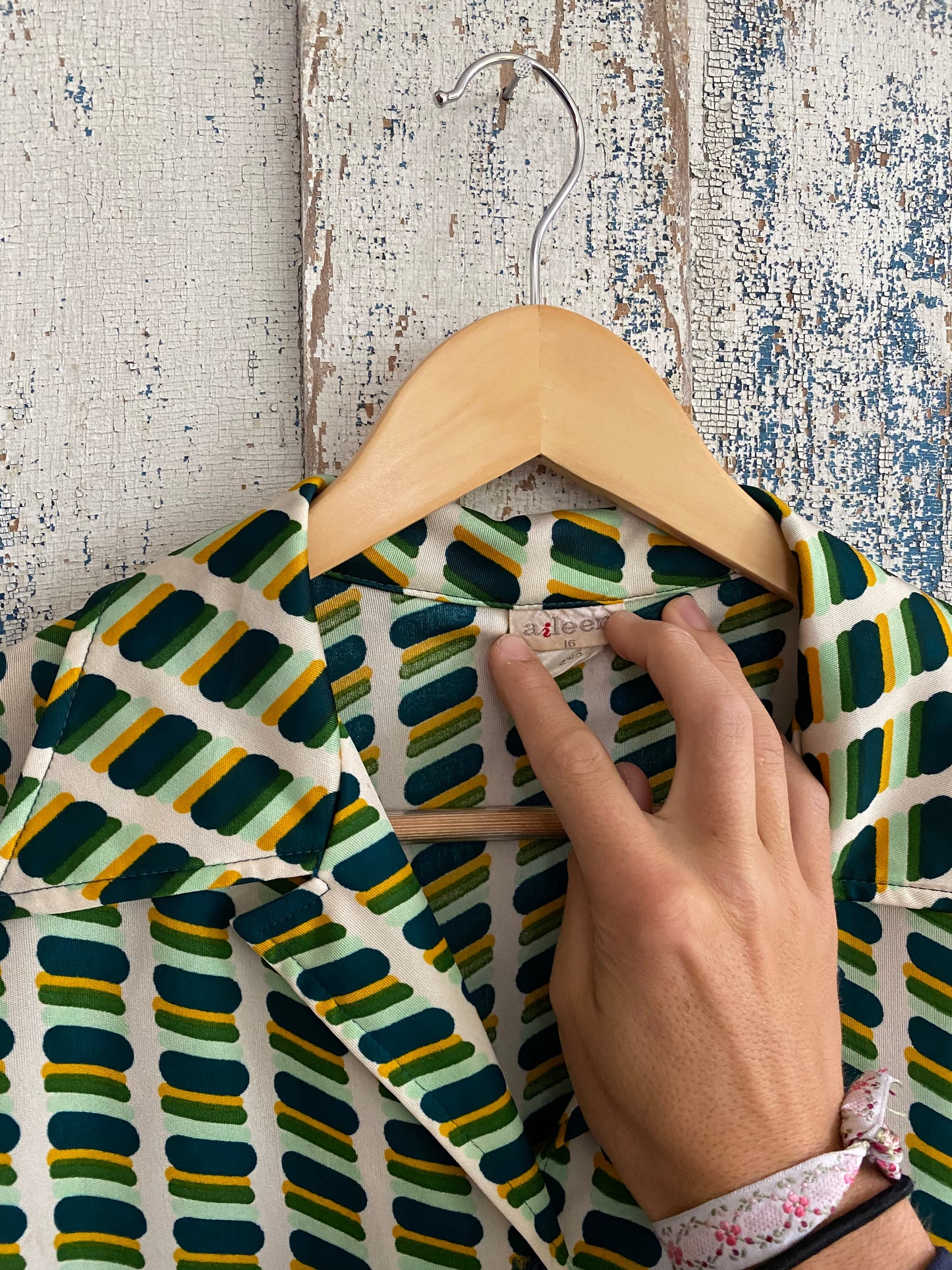 1970s Patterned Shirt | M