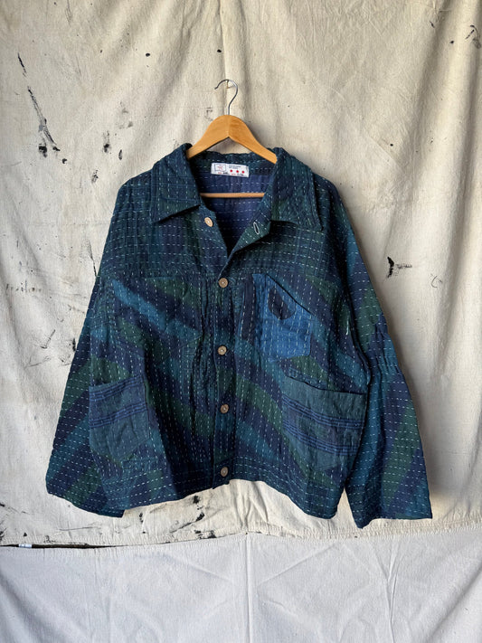 Return - Kantha Trucker Jacket | M