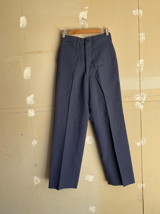 1960s Wool Naval Slacks | 28