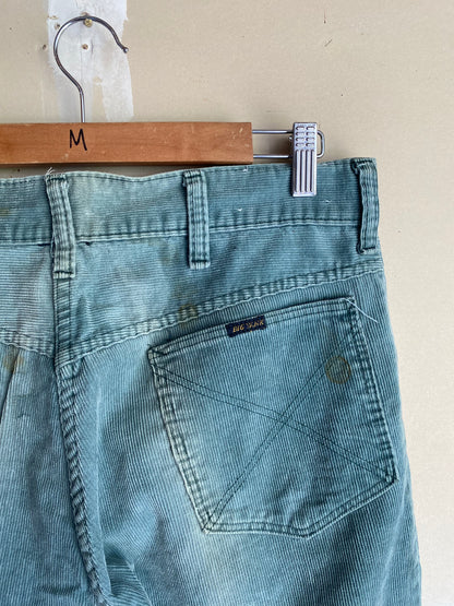 1970s Faded Corduroy Bell Bottoms | 32
