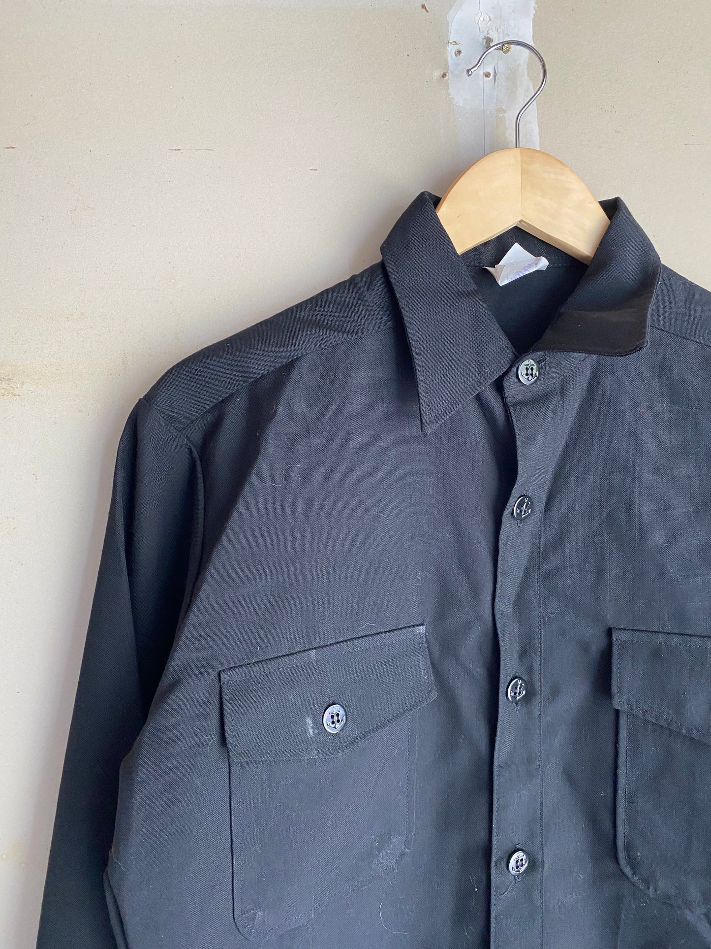 1970s Naval Deck Shirt | L