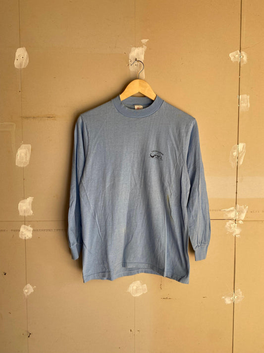 1980s Long Sleeve Bowling Tee | M