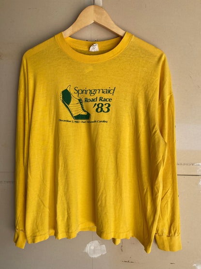 1980s Long Sleeve Track Shirt | L
