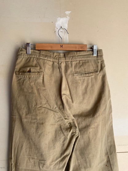 1950s Button Fly Khakis | 30