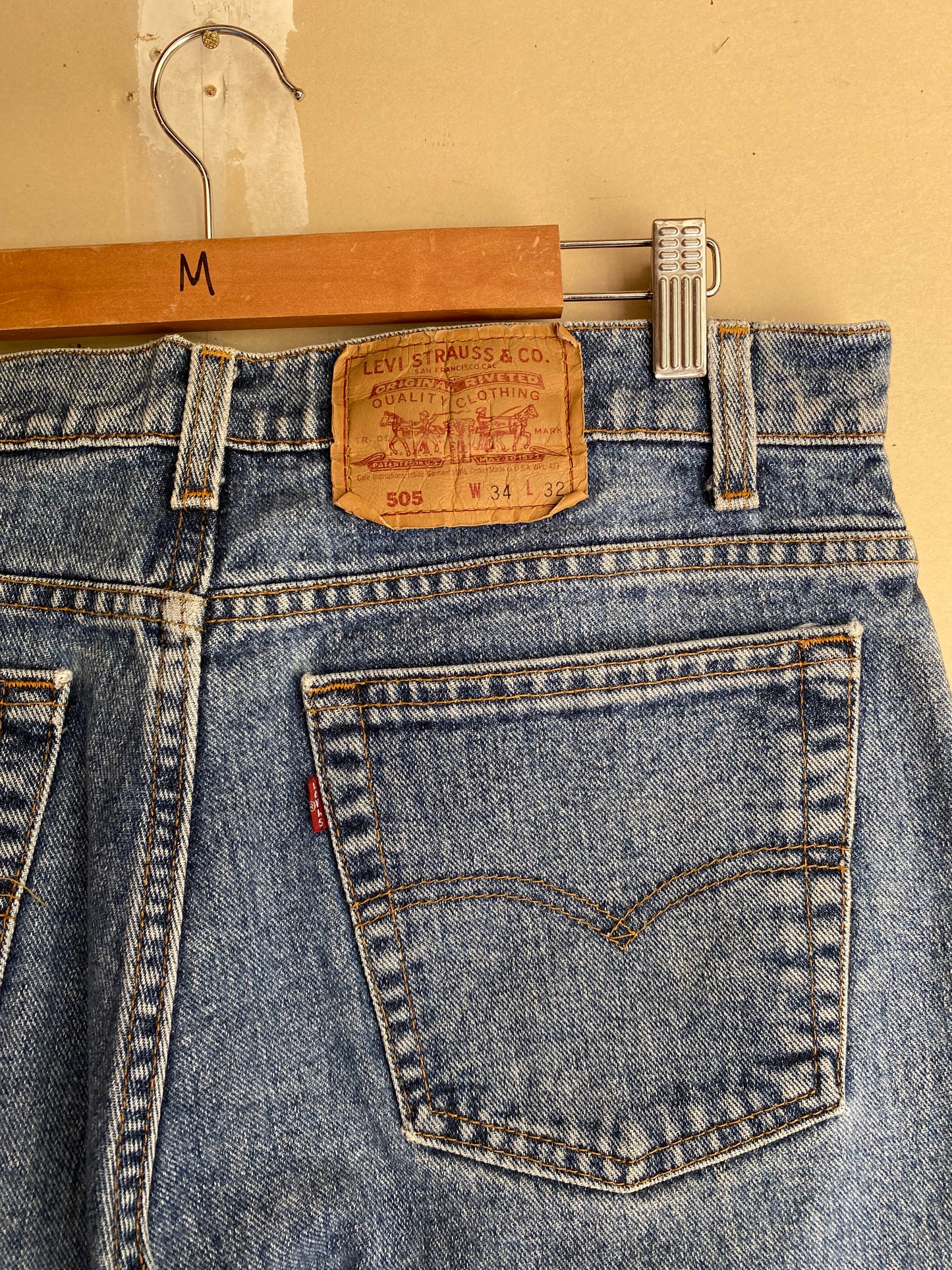 1990s 505 Straight Leg Levis | 34