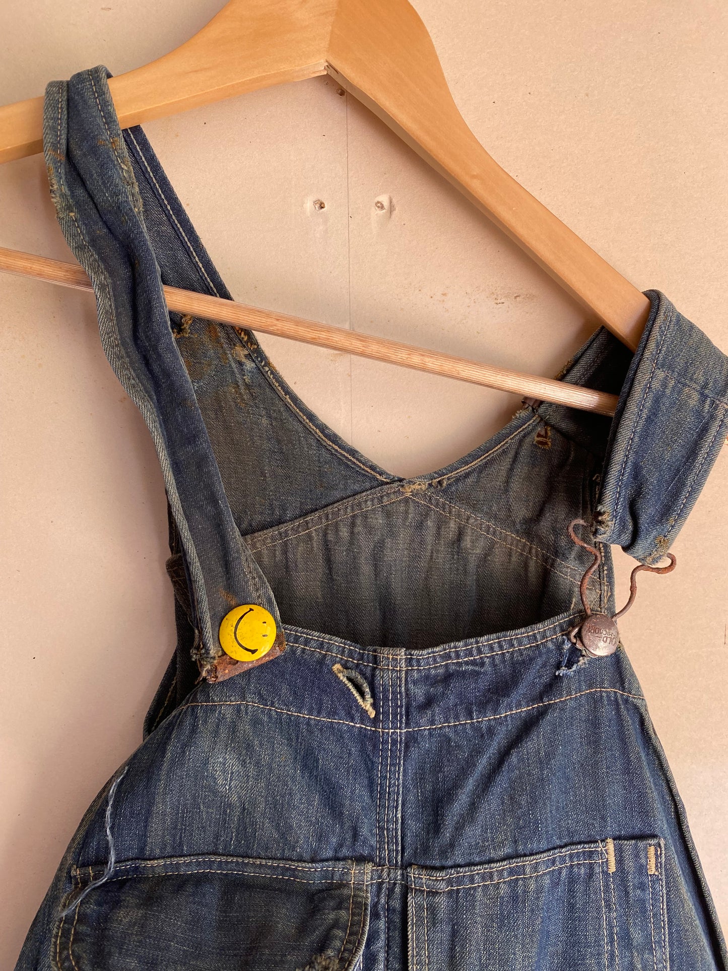1960s Thrashed Overalls | 36