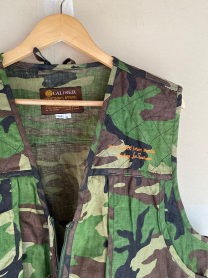 1980s Boxy Hunting Vest | L