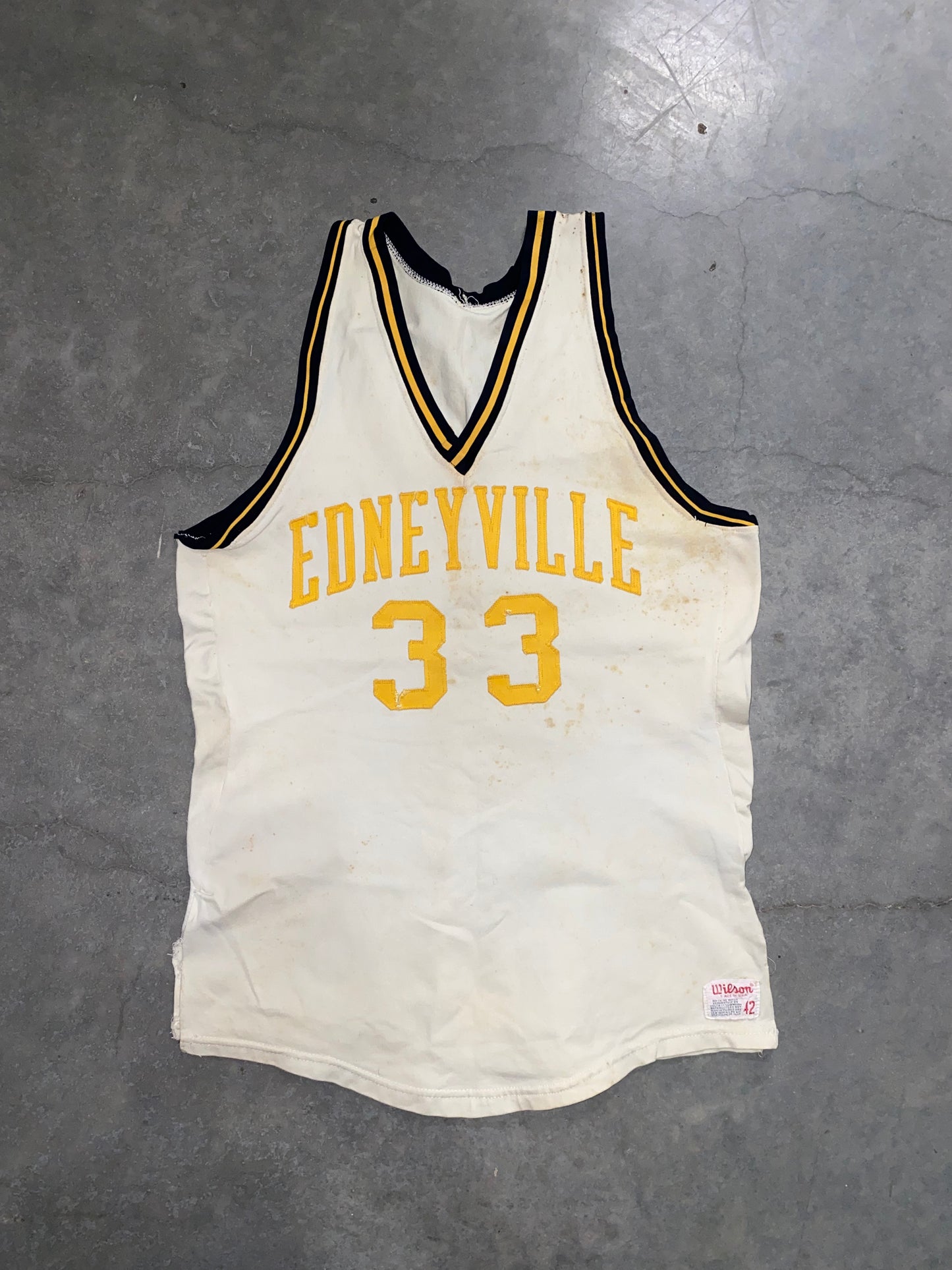 Vintage 70S Wilson Basketball Jersey | L