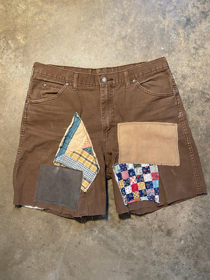 Despise Gossip Patchwork Shorts | 36