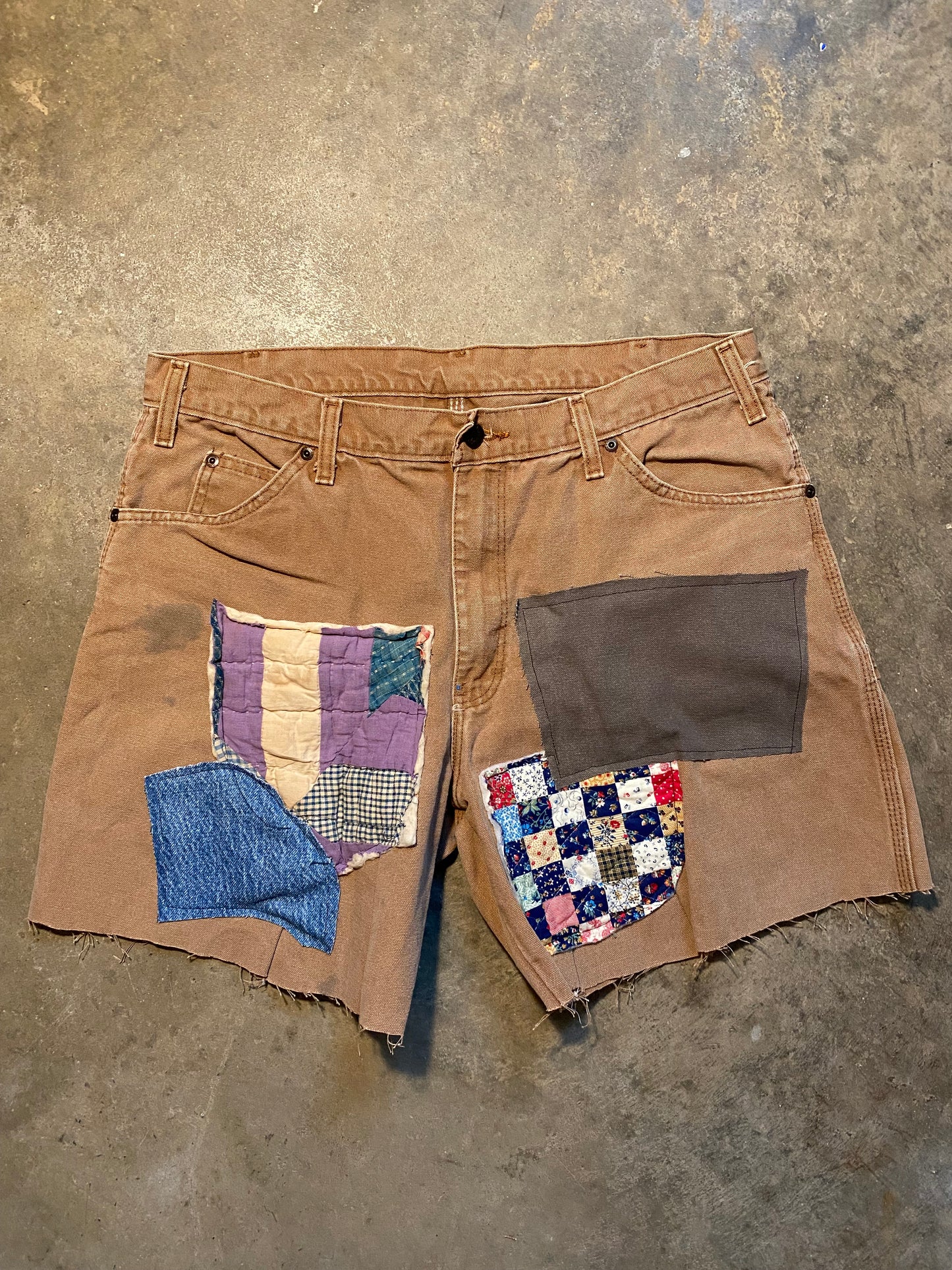 Despise Gossip Patchwork Shorts | 36